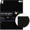 Neenah Paper Astrobrights Colored Card Stock 2202401 8-1/2"" x 11"" Eclipse Black™ 100/Pack