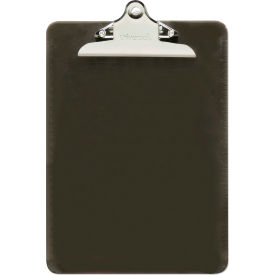Universal® Plastic Clipboard 1-1/4"" Capacity 8-1/2"" x 11"" Sheets Translucent Black