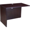 Boss Reversible Desk Return - 36""W x 24""D - Mocha