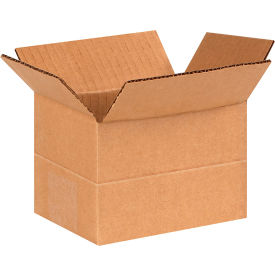 Global Industrial™ Multi Depth Cardboard Corrugated Boxes 6""L x 4""W x 4""H Kraft