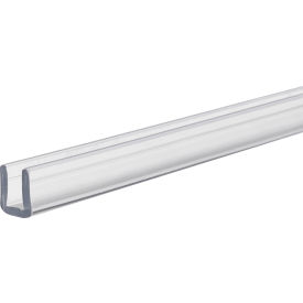 USA Sealing Polycarbonate U-Channel 12""L x 1/2""W Clear