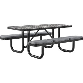 Global Industrial™ Seat Cushion For Picnic Table Benches Gray 2/Pack