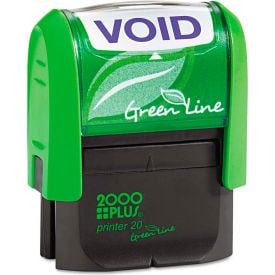 2000 PLUS® 2000 PLUS Green Line Message Stamp Void 1 1/2 x 9/16 Blue
