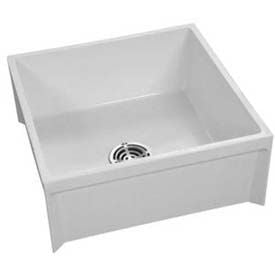 Fiat® MSBID2424 Molded Stone Mop Sink 24"" X 24""