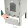 Global Industrial™ Front Base For 15""Wx6""H Gray Locker