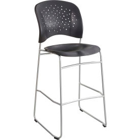 Safco® Reve™ Bistro Height Chair with Round Back - Black
