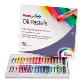 Pentel® Oil Pastels 36 Assorted Colors Set of 36
