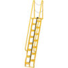 Alternating Stair 9' 15-Step Ladder 68° Angle - ATS-9-68