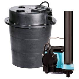 Little Giant 506055 WRS Series 1/3HP Water Removal System - 115V- Integral- 7-10"" On Level