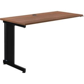 Interion® 48""W Left Handed Return Table - Walnut (SG509)