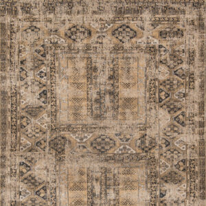 8' x 11' Brown Oriental Non Skid Area Rug