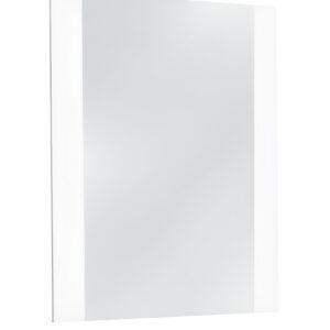 41" White Framed Mounted Dresser Mirror