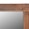 46" Brown Dresser Solid Wood Mirror