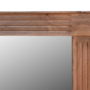 46" Brown Dresser Solid Wood Mirror