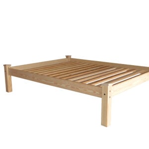 Natural Solid Wood Full Bed Frame
