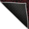5' X 8' Red And Black Medallion Washable Indoor Outdoor Area Rug