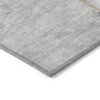 8' Taupe Beige And Gray Round Abstract Washable Indoor Outdoor Area Rug