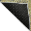 8' X 10' Gold Beige And Gray Geometric Washable Indoor Outdoor Area Rug