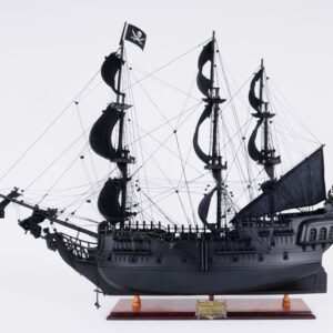 24" Black Hand Painted Sculpture