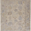 12' X 15' Beige and Blue Medallion Distressed Indoor Outdoor Area Rug