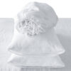 Four Piece White Linen Twin Sheet Set