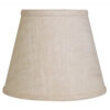 10" Light Wheat Hardback Empire Linen Lampshade