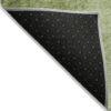 9' X 12' Olive Green And Artichoke Green Ombre Washable Indoor Outdoor Area Rug