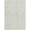 9' X 12' Ivory And Beige Geometric Washable Indoor Outdoor Area Rug