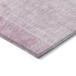 10' X 14' Blush Pink And Mauve Geometric Washable Indoor Outdoor Area Rug