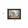Cold Swim Black Framed Print Wall Art