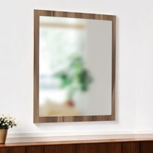 41" Natural Wood Framed Accent Mirror