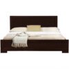 Espresso Solid and Manufactured Wood Queen Bed Frame