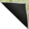 8' X 10' Lime Green Abstract Washable Non Skid Indoor Outdoor Area Rug