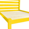 Canary Yellow Solid Wood Twin Bed Frame