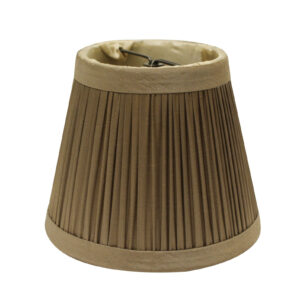 7" Ash Set of 6 Slanted Chandelier Tafetta Lampshades