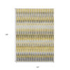 10' X 14' Gold Beige And Gray Southwestern Washable Indoor Outdoor Area Rug