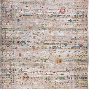 9' X 13' Gray and Brown Oriental Non Skid Area Rug
