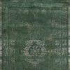 8' x 11' Gray and Green Medallion Non Skid Area Rug