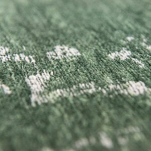6' X 8' Gray and Green Medallion Non Skid Area Rug