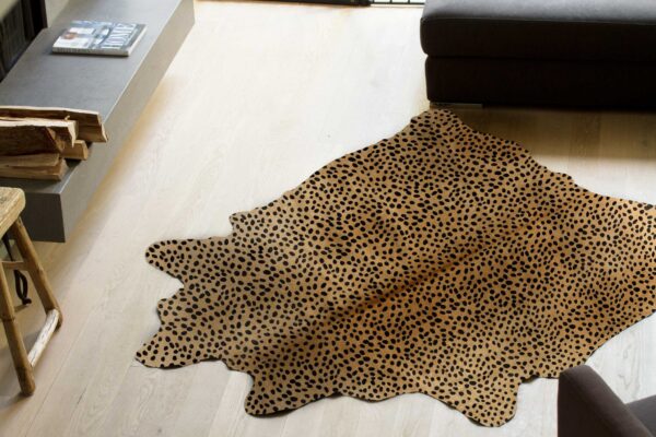 60" X 84" Cheetah Cowhide - Area Rug