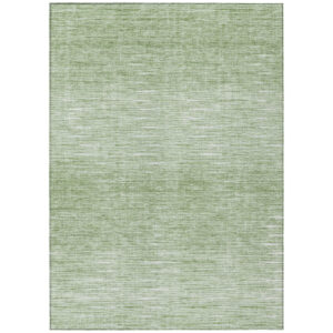 10' X 14' Artichoke Green And Green Abstract Washable Indoor Outdoor Area Rug