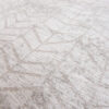 8' x 11' Gray and White Chevron Non Skid Area Rug