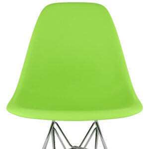 Green And Silver Acrylic Dining Side Chair