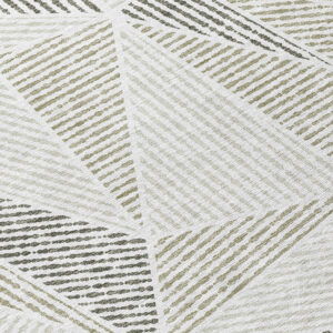 10' X 14' Taupe Brown And Beige Geometric Washable Indoor Outdoor Area Rug