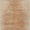 9' X 12' Salmon And Copper Abstract Washable Indoor Outdoor Area Rug