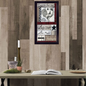 Cherish The Small Things 2 Black Framed Print Wall Art