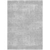10' X 14' Silver And Gray Abstract Washable Indoor Outdoor Area Rug