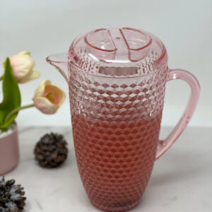 2.5 Quart Pink Diamond Acrylic Pitcher