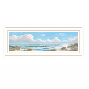 Seascape I 1 White Framed Print Wall Art