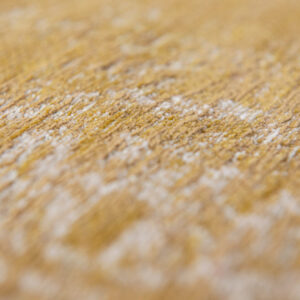 9' X 13' Orange and White Medallion Non Skid Area Rug